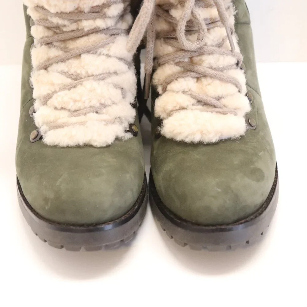 UGG Woman's Fur Lined Winter Boots Size‎ 6 Made in Vietnam Brown